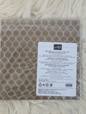 Stampin' Up! Neutrals 6x6 Designer Series Paper Retired